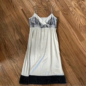 NWT Vintage Kimchi & Blue Silk/Sequin/Velour Dress